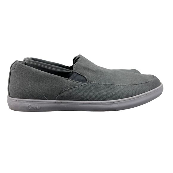 Cuater Travis Mathew Shoe Mens 12 Gray Sneakers Tracers 2.0 Slip On 4MO149 - Picture 1 of 11